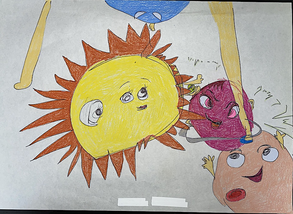 絵のタッチが少し変わって来た まだ 文字は書けないんだな Hana Is Starry Eyes