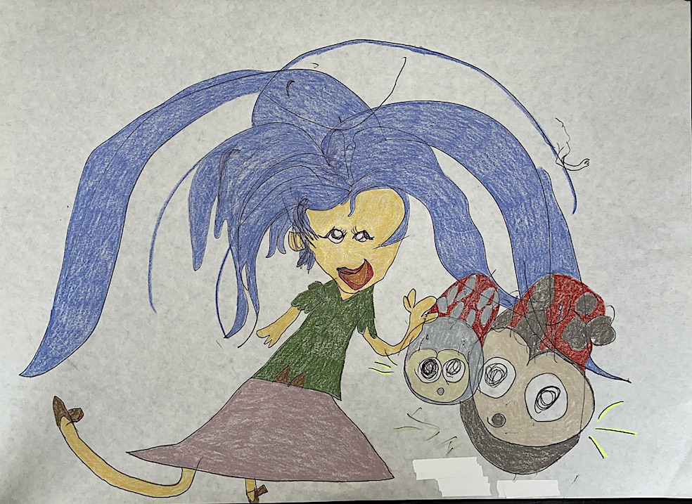 女の子を描くのも得意になってきたようです Hana Is Starry Eyes